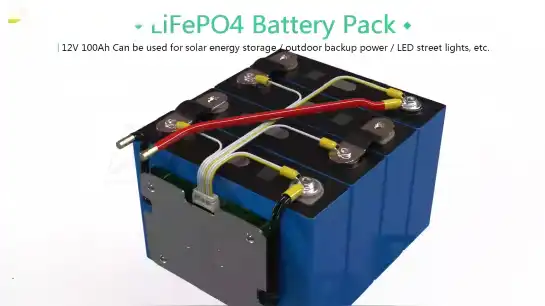 12V 100Ah Model B LiFePO4 Battery Uses in Solar Lighting