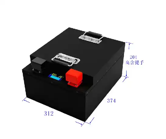 Upgrade nei betrouberens De 51.2V 63Ah 100A Golfkarre LiFePO4 Batterij